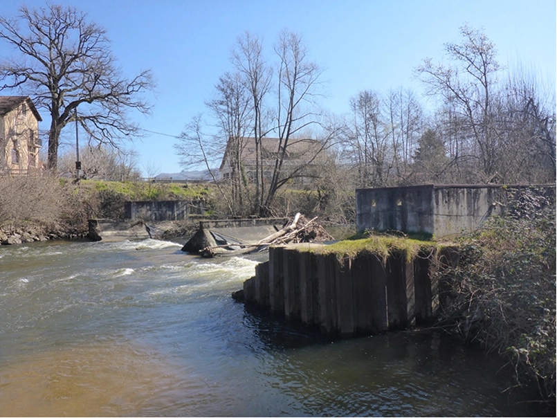 Travaux sur la Dore aval à Pont-de-Dore